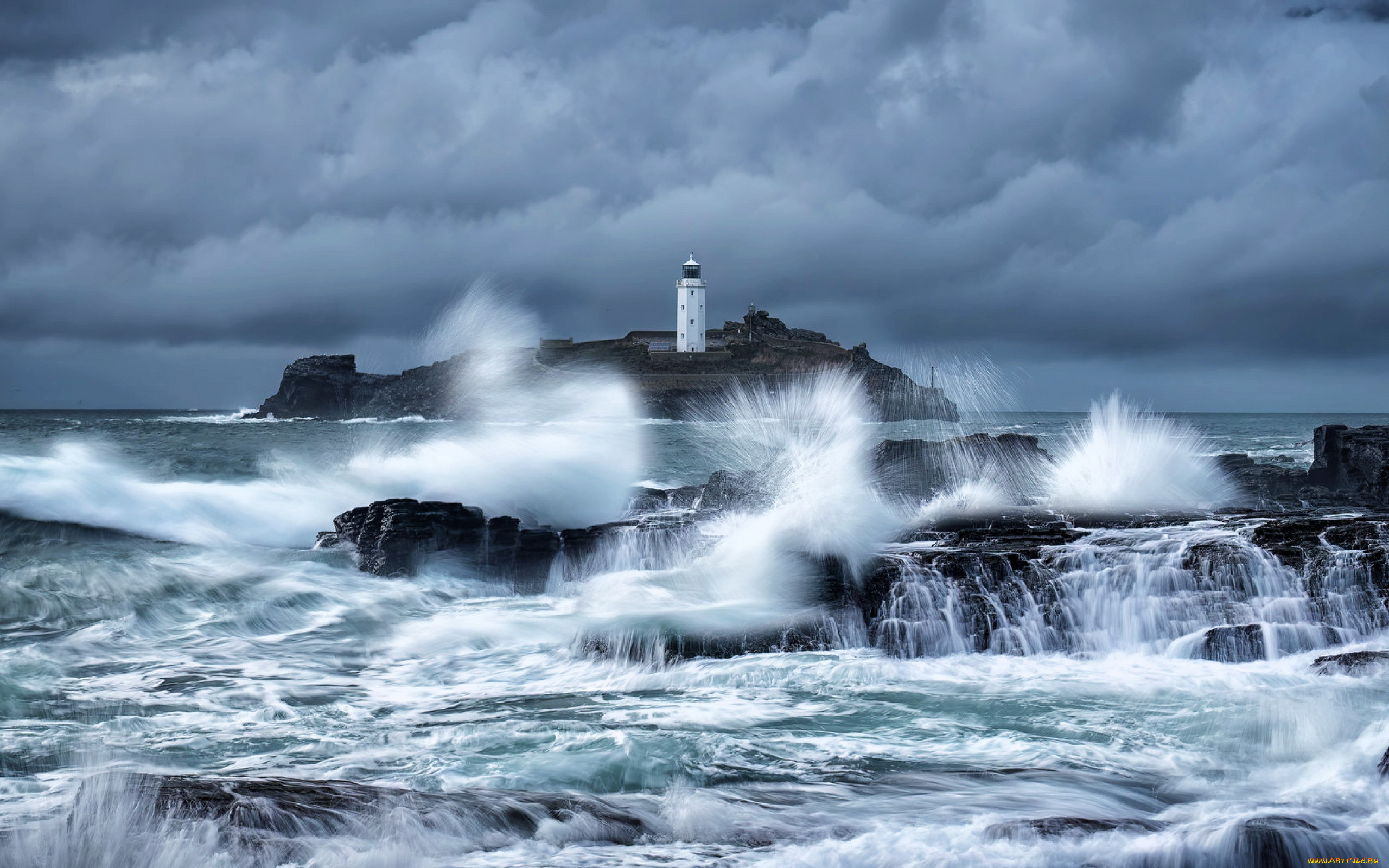 godrevy lighthouse, cornwall, uk, , , godrevy, lighthouse